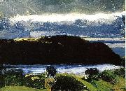 George Wesley Bellows Breaking Sky, Monhegan oil